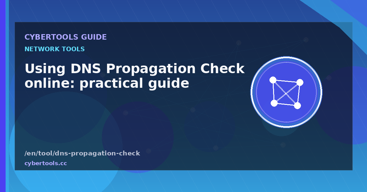 Using DNS Propagation Check online: practical guide