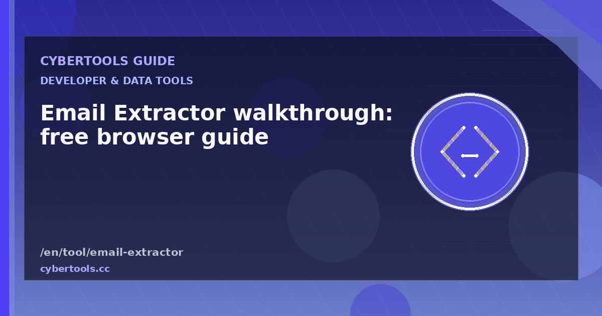 Email Extractor walkthrough: free browser guide