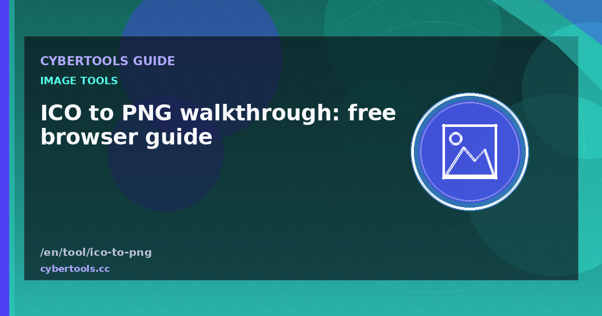 ICO to PNG walkthrough: free browser guide