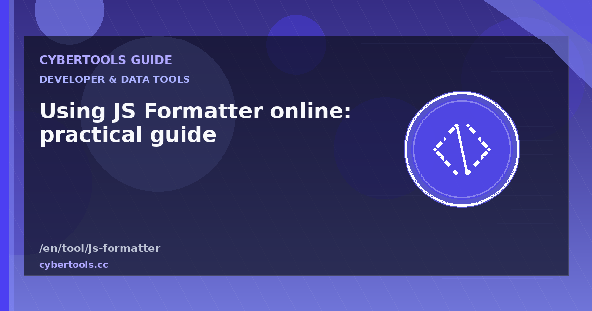 Using JS Formatter online: practical guide
