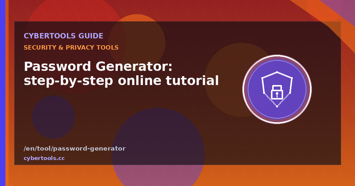 Password Generator: step-by-step online tutorial