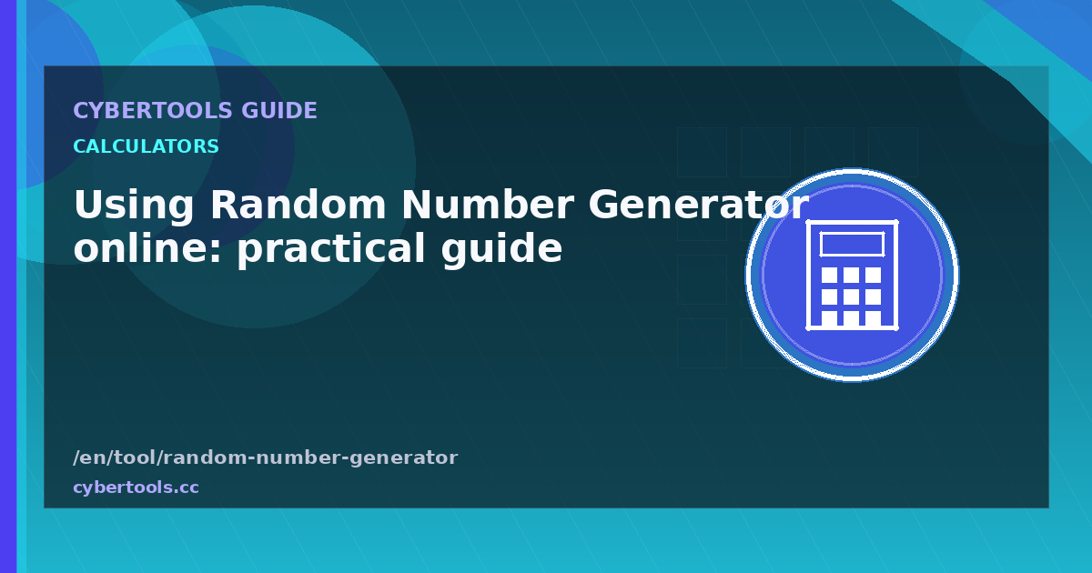 Using Random Number Generator online: practical guide