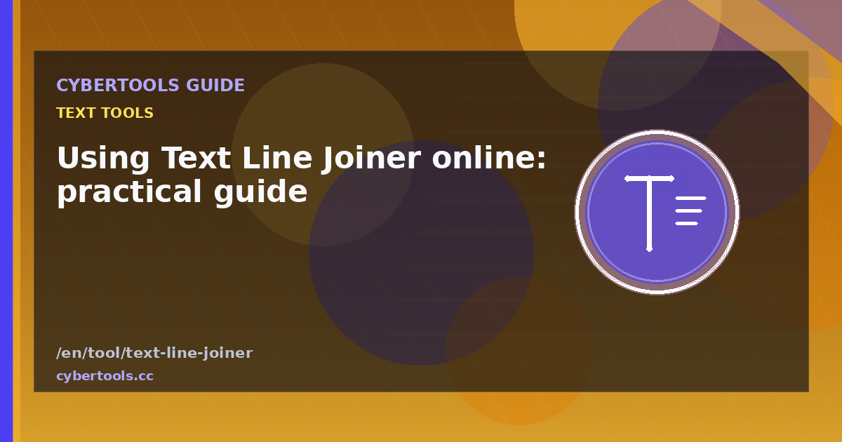 Using Text Line Joiner online: practical guide