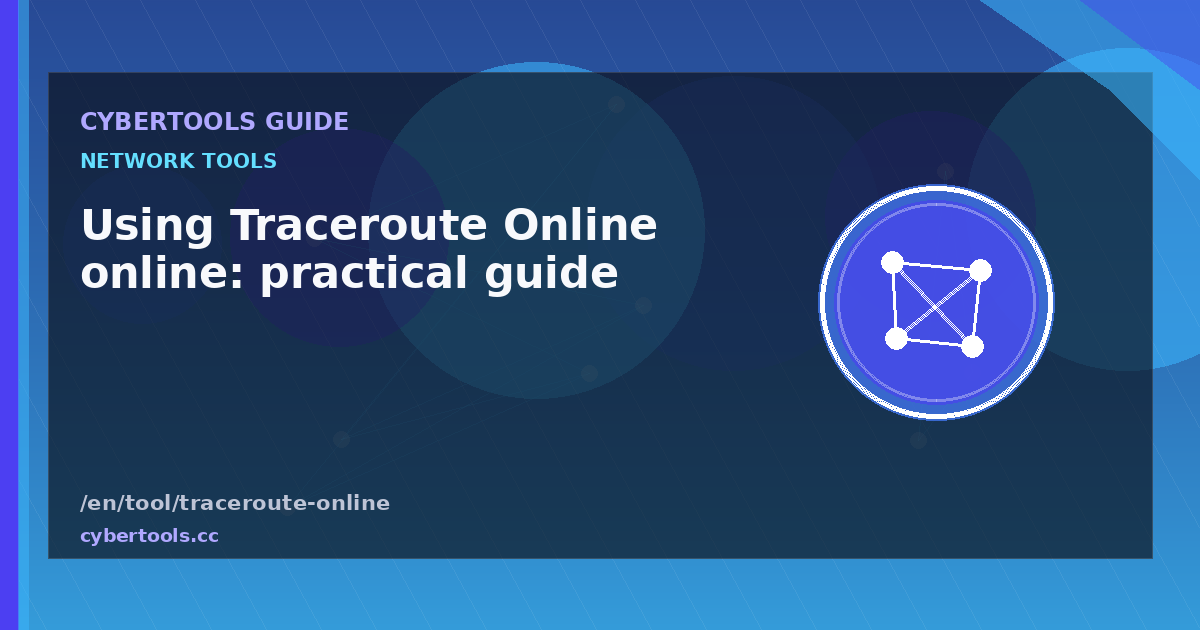 Using Traceroute Online online: practical guide