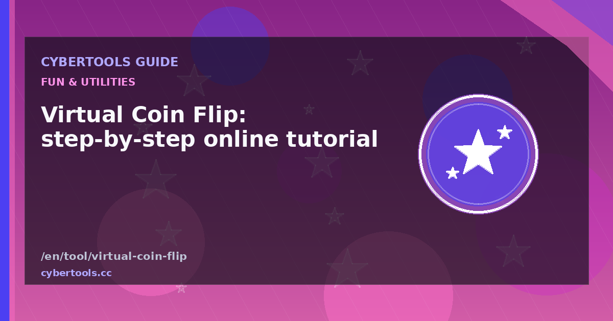 Virtual Coin Flip: step-by-step online tutorial