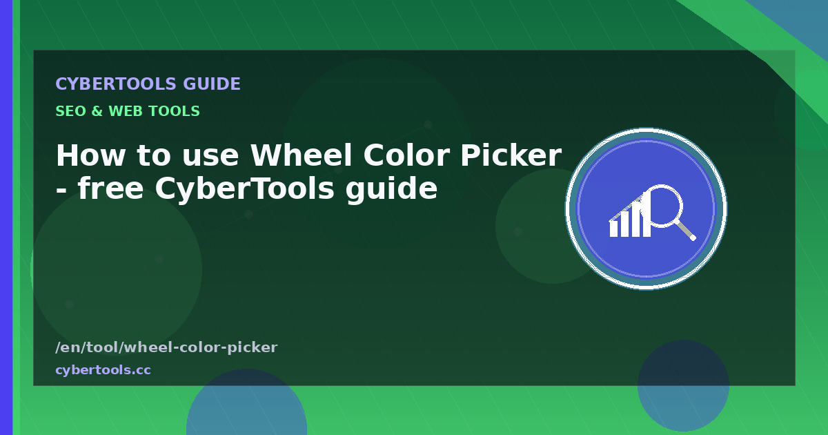 How to use Wheel Color Picker - free CyberTools guide